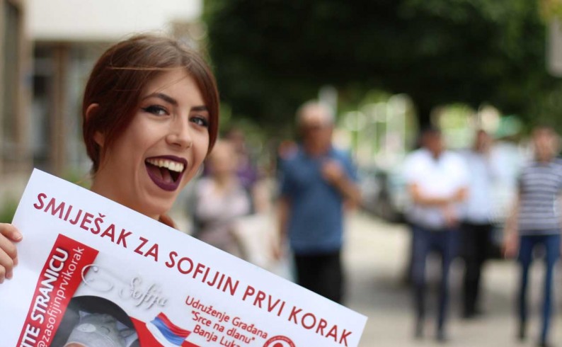 „Smiješak za Sofijin prvi korak“: Humanost Fočaka na djelu