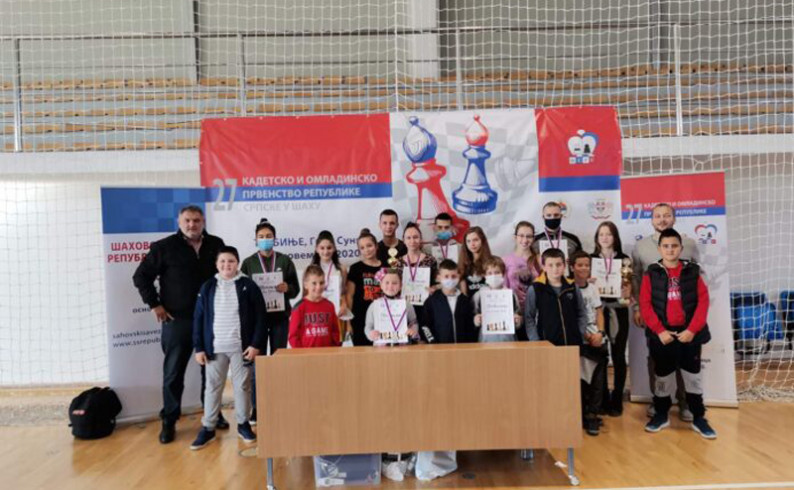 Šah: Fočacima najviše medalja na Prvenstvu Srpske za kadete i omladince