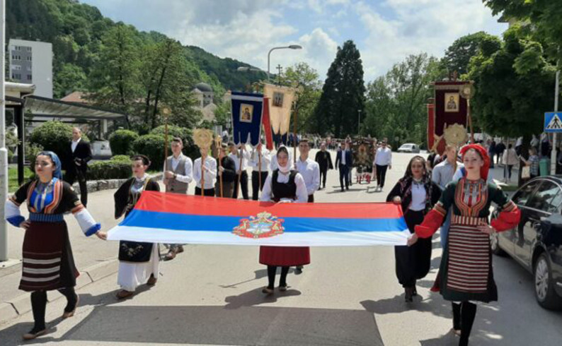 Fočaci svog nebeskog zaštitnika proslavili u obnovljenom hramu