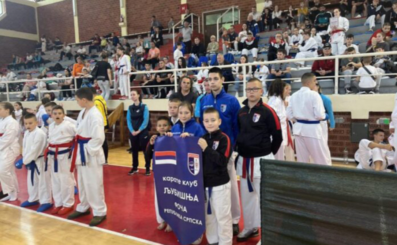 Karatistima “LJubišnje” deset medalja u Višegradu