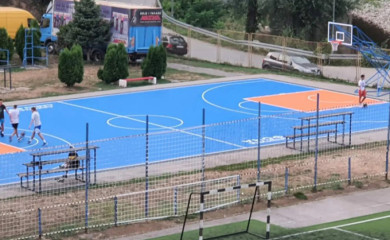 Prva košarkaška utakmica na renoviranom terenu