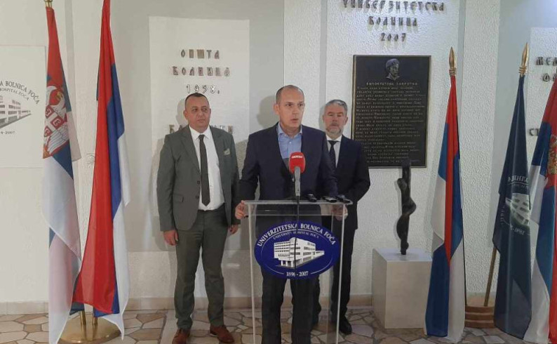Srpski ministri zdravlja u Foči: Podrška Srbije Univerzitetskoj bolnici