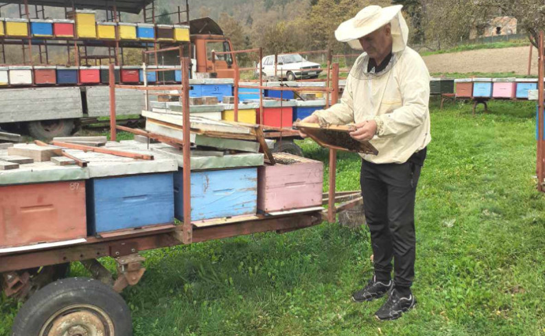 Pčelarenje s koljena na koljeno: Od djeda i oca naučio da skuplja najzdraviji slatkiš