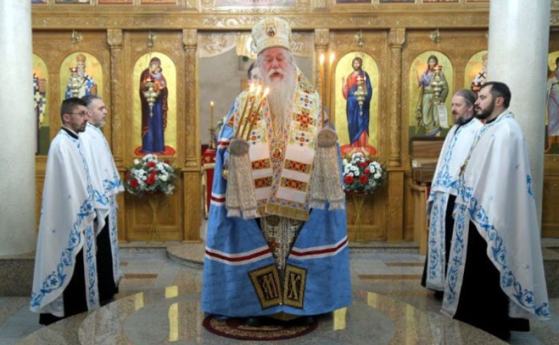 Mitropolit Hrizostom u srijedu bogosluži u hramu na Velečevu