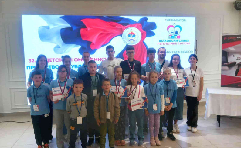 Prvenstvo Srpske: Osam medalja za mlade šahiste iz Foče