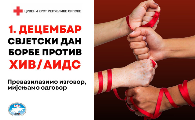 Crveni krst obilježava dan borbe protiv HIV -a