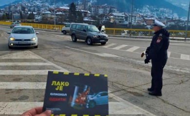Kontrola vozača u okviru kampanje “Lako je alkohol odbiti”
