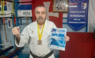 LJubomir Todović osvojio srebro na 28. Balkanskom prvenstvu u karateu