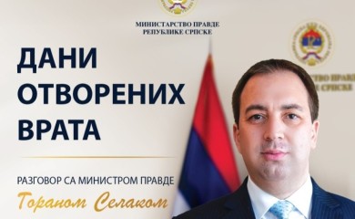 Ministar pravde Goran Selak u ponedjeljak razgovara sa građanima Foče