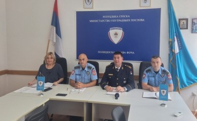 PU Foča: Manje krivičnih djela i saobraćajnih nezgoda u prvom polugodištu